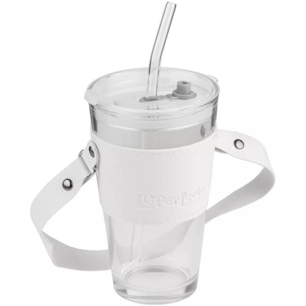 Стакан с трубочкой Perfecto Linea Clear 31-450201