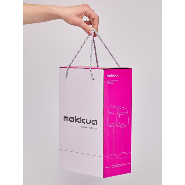 Набор бокалов для вина Makkua MR500 Wine series Crystal Elegance Rose