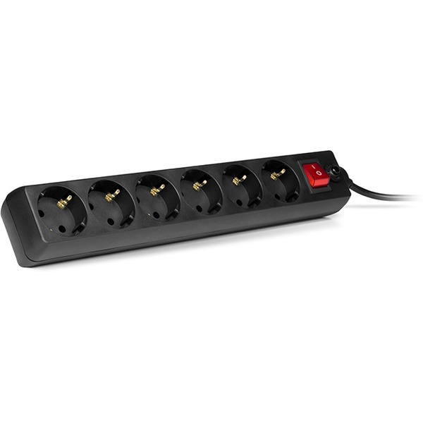 Фильтр питания SVEN Optima 3,0 m (6 sockets) black