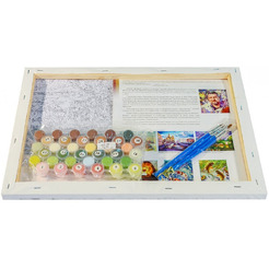 Картина по номерам Белоснежка Домик в деревне 091-AS