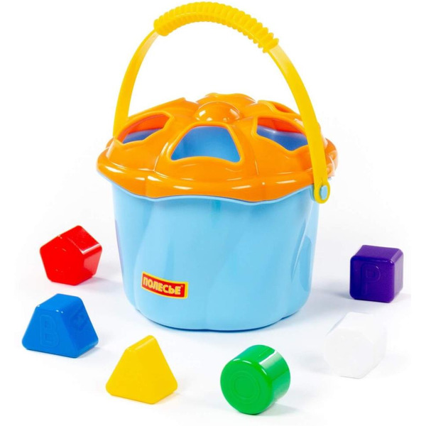 Игрушка Полесье развивающая "Ведро Сюрприз" (6 элементов)