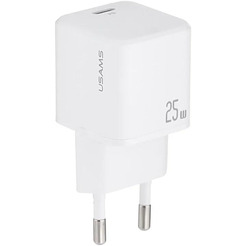 Сетевое зарядное Usams CC289 25W GaN (белый)