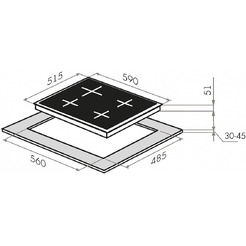 Газовая варочная панель MAUNFELD EGHG.64.43CBG/G