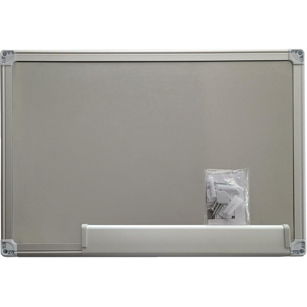 Доска магнитно-маркерная Silwerhof белый 60x90см алюминиевая рама лоток для аксессуаров