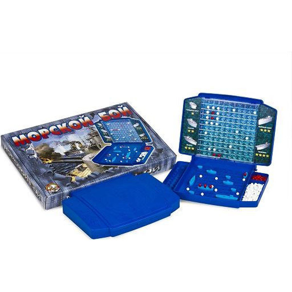 Игра детская настольная ДЕСЯТОЕ КОРОЛЕВСТВО Морской бой-2 (ретро)