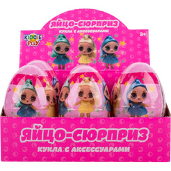 Игровой набор KiddiePlay Яйцо-сюрприз с куколкой 42617