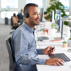 Наушники с микрофоном Logitech Headset PC 960 (981-000100)