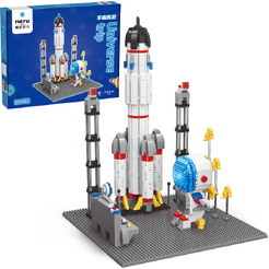 Игрушка конструктор MOYU Ракета и космонавт MY95002
