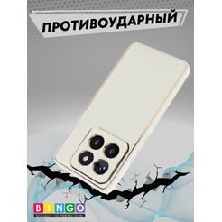 Бампер Bingo Gold Line для XIAOMI 14 Pro Белый