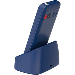 Мобильный телефон Maxvi B231ds +ЗУ WC-114 (синий)