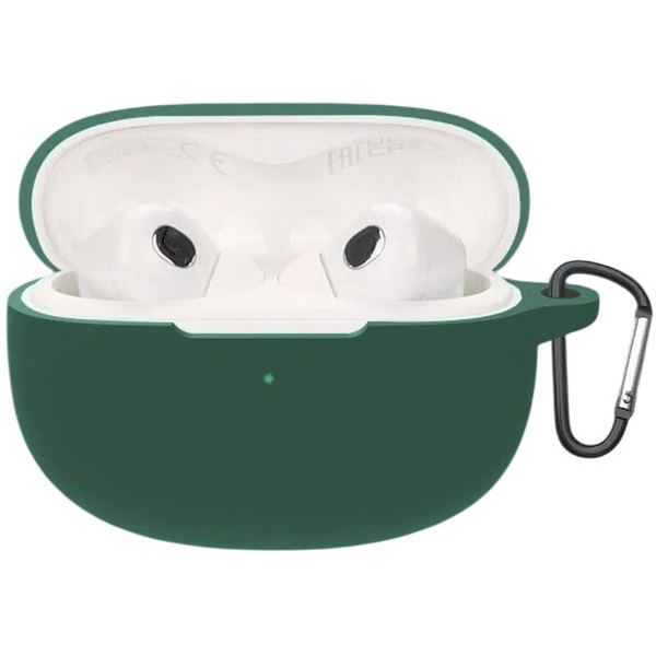 Чехол Bingo Silicone для XIAOMI Buds 3T Pro (темно-зеленый)