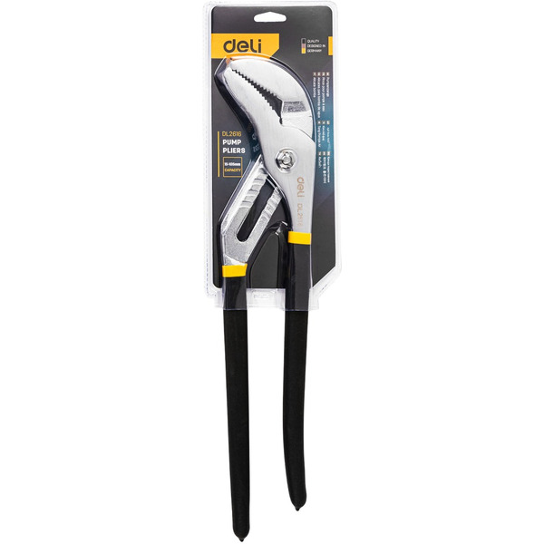 Клещи переставные Deli EDL2616
