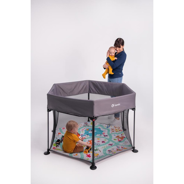 Игровой манеж Lionelo Roel (Grey Multicolor)