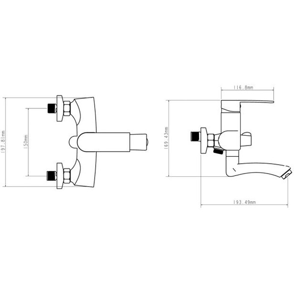 Смеситель Econoce EC0271WT