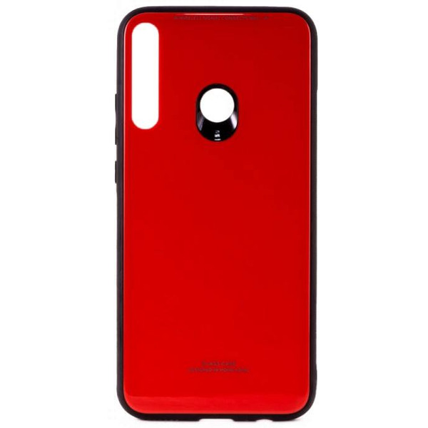 Накладка CASE Glassy Huawei P40 lite E / Y7P / Honor 9C (красный)