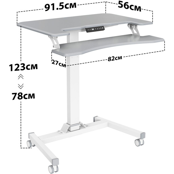 Стол для ноутбука CACTUS CS-FDE103WGY