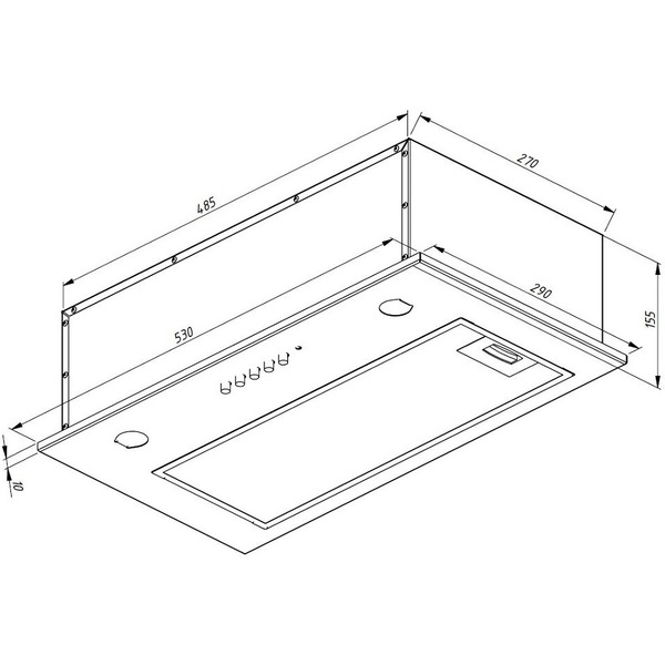 Вытяжка Akpo Micra 60 WK-7 (серый)