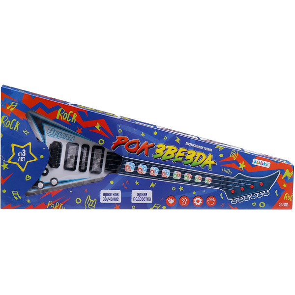 Музыкальная игрушка Zabiaka Гитара. Рок-звезда 979A 10613138