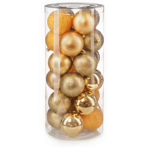 Набор новогодних шаров Ausini VT25-04021-1