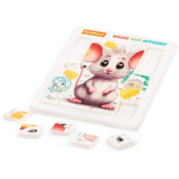 Набор игровой настольный Полесье Мышонок (25 элементов) 23142