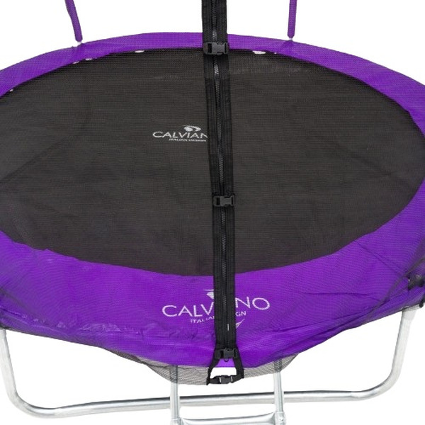 Батут Calviano 252 см - 8ft OUTSIDE master purple
