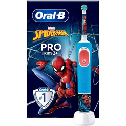 Электрическая зубная щетка Oral-B BRAUN Vitality Pro Kids Spiderman (D103.413.2K)