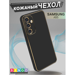 Чехол-накладка Bingo Gold Line для Samsung Galaxy A55 (черный)