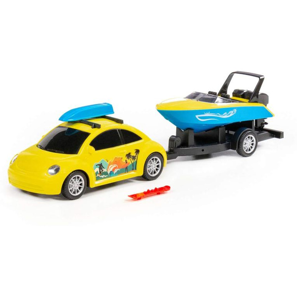 Автомобиль Полесье Турне с катером на прицепе 92540