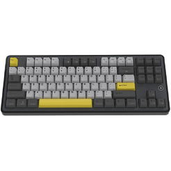 Клавиатура AJAZZ AK870 Gift Switch (черный/серый/желтый)
