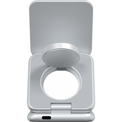 Беспроводное зарядное Magssory Fold Pro 3 в 1 WCH063 (серебристый)