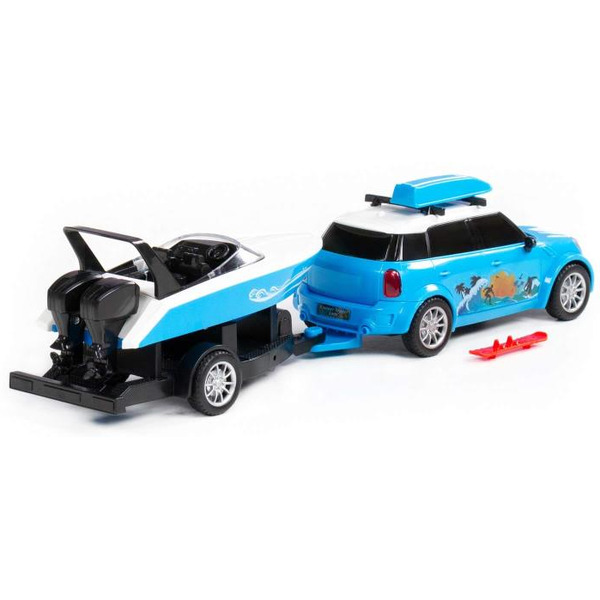 Автомобиль Полесье Круиз с катером на прицепе 92496