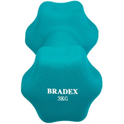 Гантель неопреновая BRADEX SF 0543 3 кг (голубой)