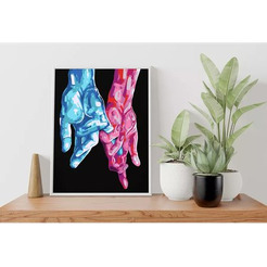 Картина по номерам PaintLine Руки PL-00158