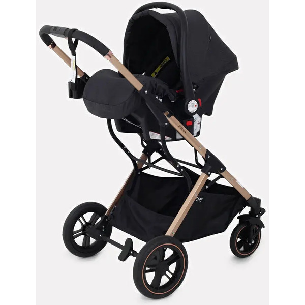Универсальная коляска MOWbaby Jasper MB022 (3 в 1, черный)