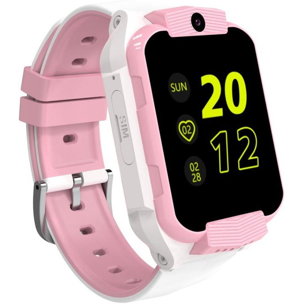 Детские умные часы Canyon Cindy KW-41 (CNE-KW41WP) белый/розовый