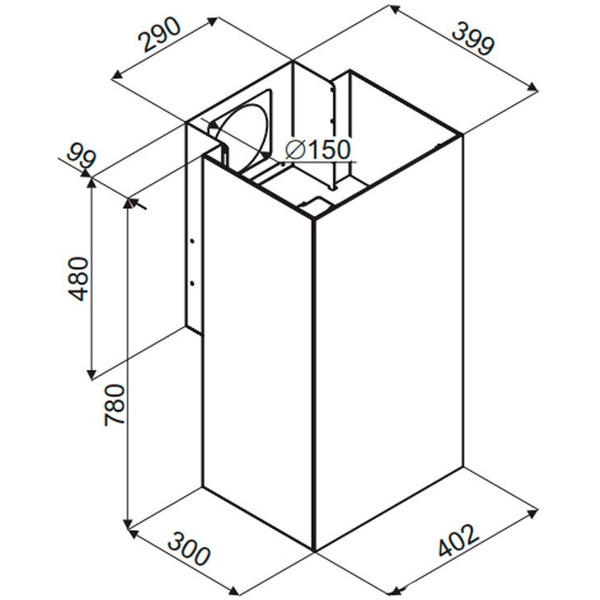 Вытяжка MAUNFELD Bath Plus 402 (белый)