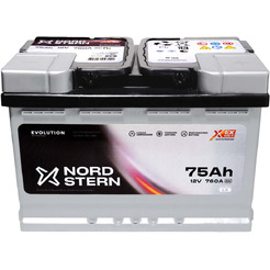 Автомобильный аккумулятор NORD STERN NS750S Evolution R+ (75 Ah)