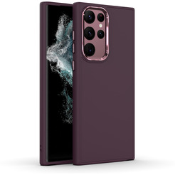 Бампер Bingo Metal для SAMSUNG S22 Ultra Бордовый