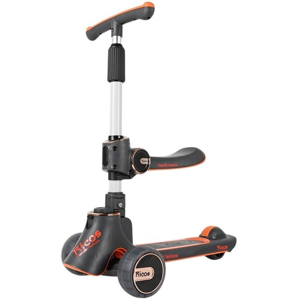 Самокат детский Ricos TiKKi KB109 (оранжевый/черный)