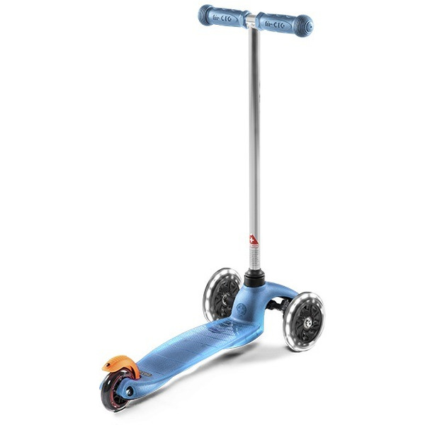 Самокат Micro Mini Micro LED (аква) [MM0285]