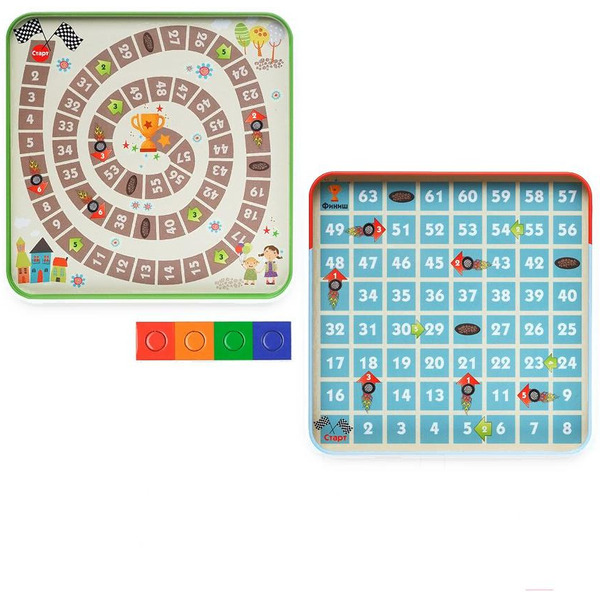 Развивающая игрушка Bumbaram Магнитная игра. Гонки BUM-IM-1002