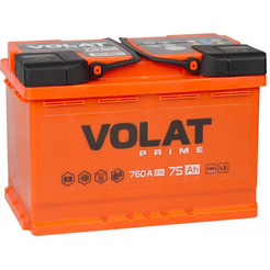 Автомобильный аккумулятор VOLAT Prime 75 Ah 760A R+