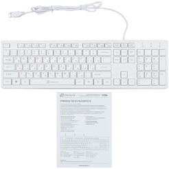 Клавиатура Oklick 500M (белый)