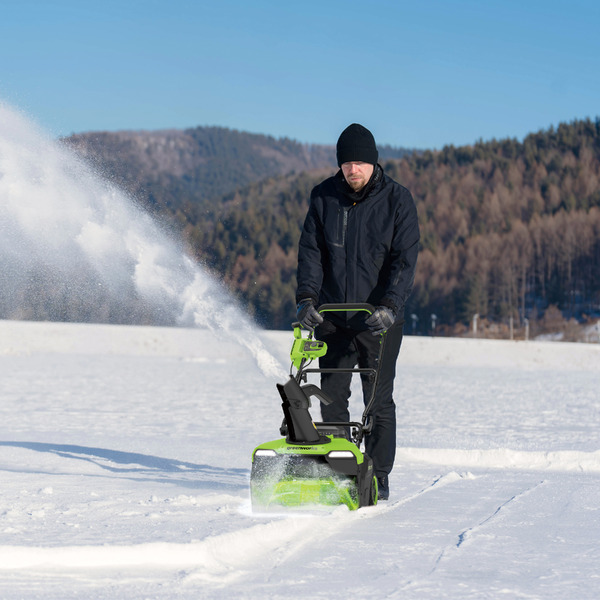 Снегоуборщик Greenworks GD40STX2 2603407UH (с 1-им АКБ)