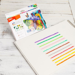 Восковые мелки Deli EC20010