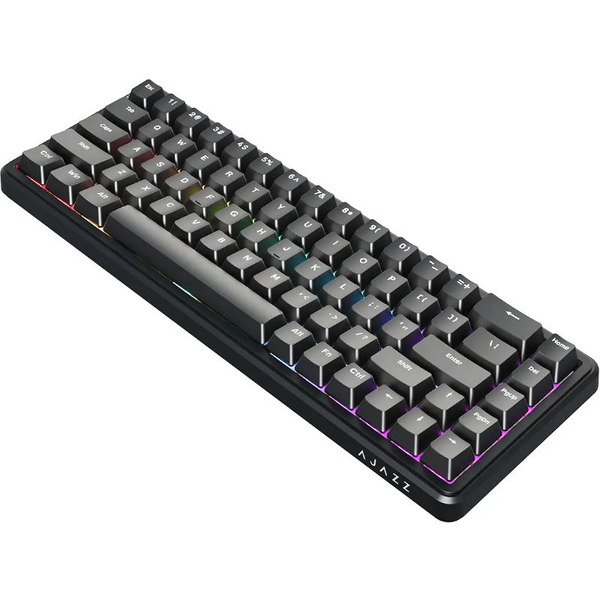 Компьютерная клавиатура AJAZZ AK680 MAX (8+1K) черные клавиши