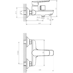 Смеситель Esko Lagos LG 54