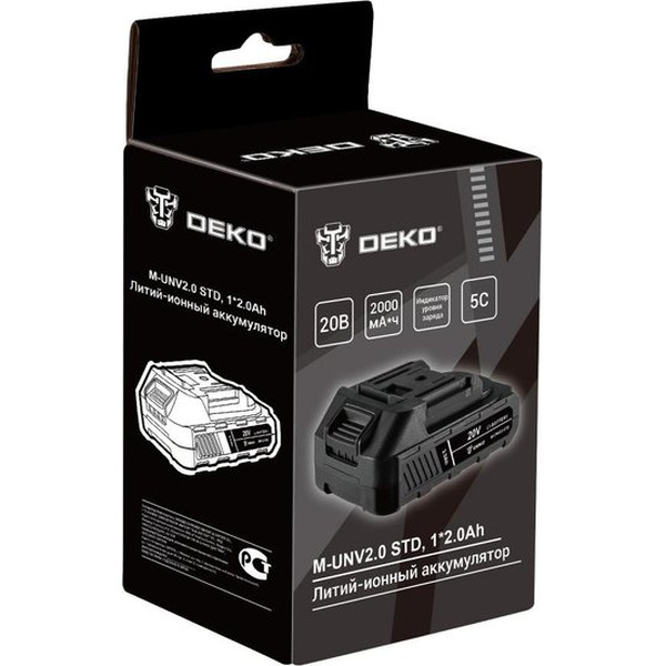 Аккумулятор Deko M-UNV2.0 STD 081-1015 (20В/2 Ач)
