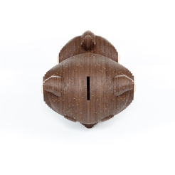 Модель в виде конструктора EWA Кошечка-копилка