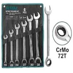 Набор ключей с трещоткой Total THT102RK061